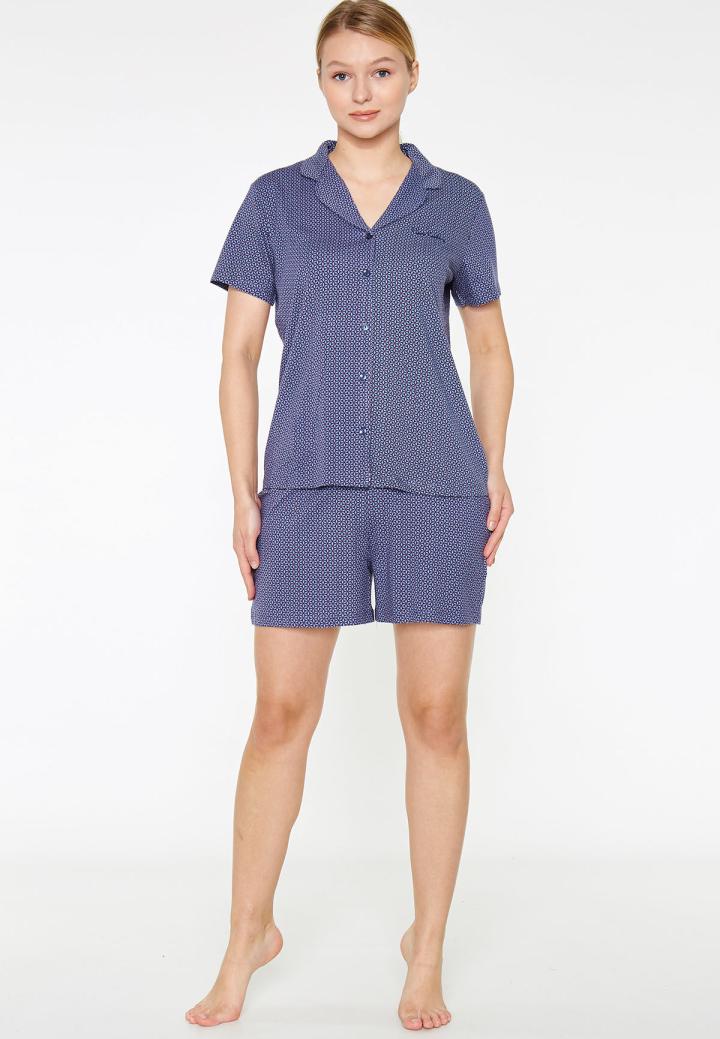 Pijama Dama Bumbac Pierre Cardin, Camasa și Short