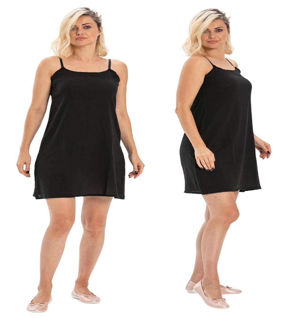 Furou Femei cu Bretele Subțiri – Eleganță și Confort cu 90% Nylon și 10% Elastan