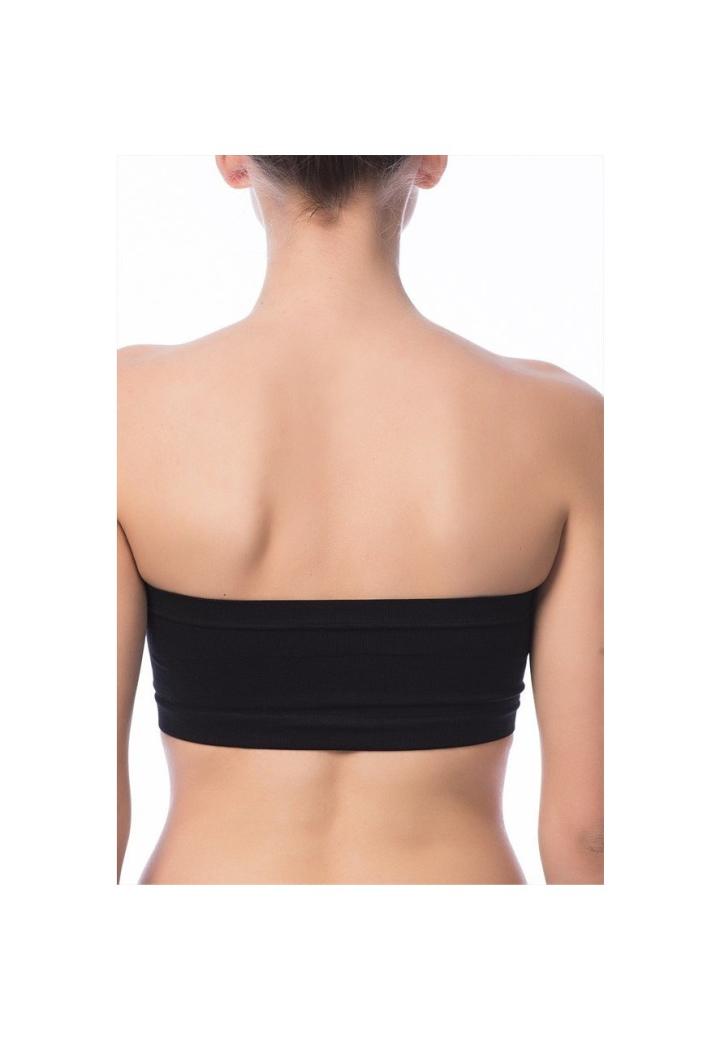 Bustieră Femei Fără Bretele – Negru