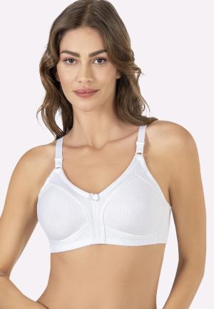 Sutien Minimizer din Bumbac, Alb