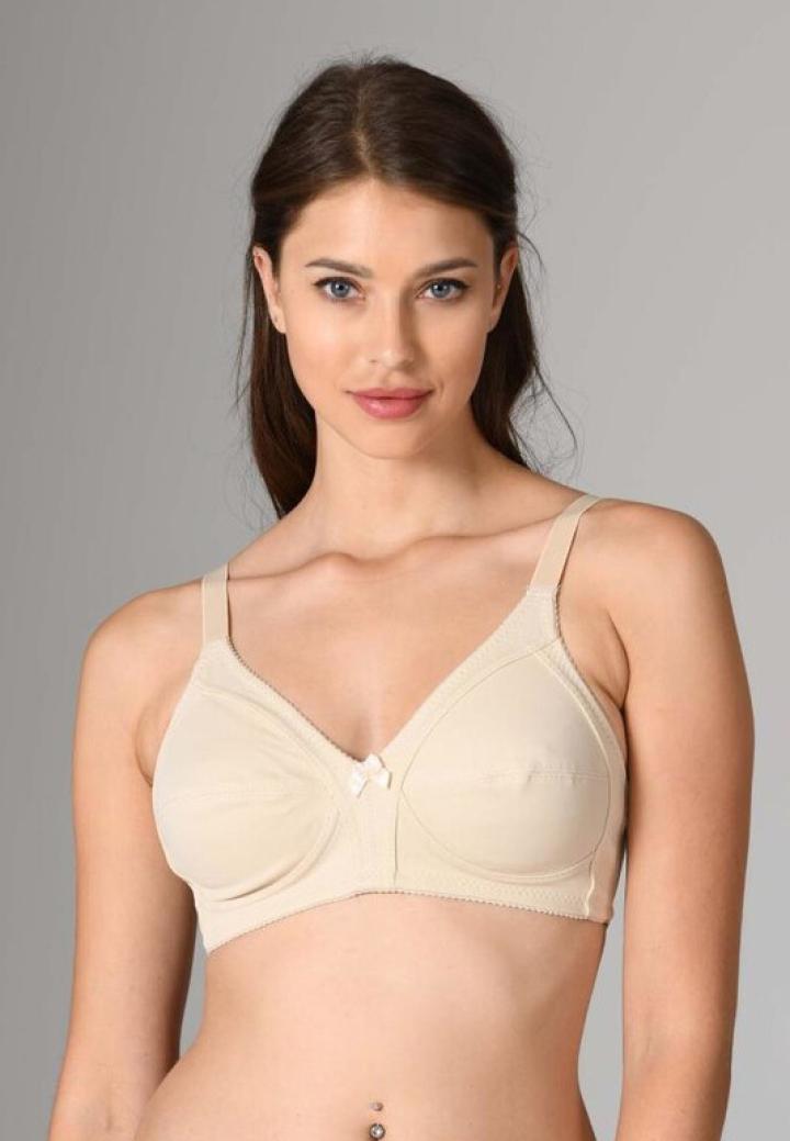 Sutien Minimizer din Bumbac, Bej