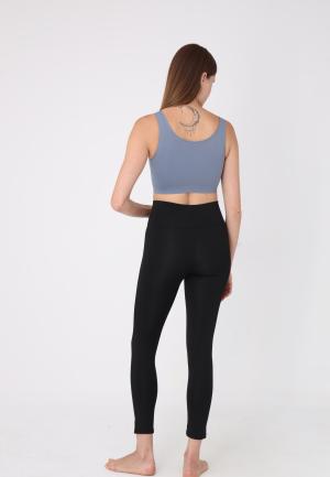 Bustieră din microfibră cu bretele late, Gri