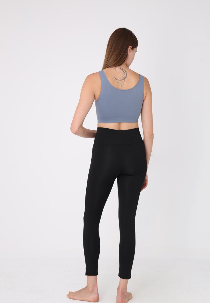 Bustieră din microfibră cu bretele late, Gri