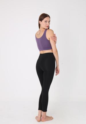 Bustieră din microfibră cu bretele late, -Mov