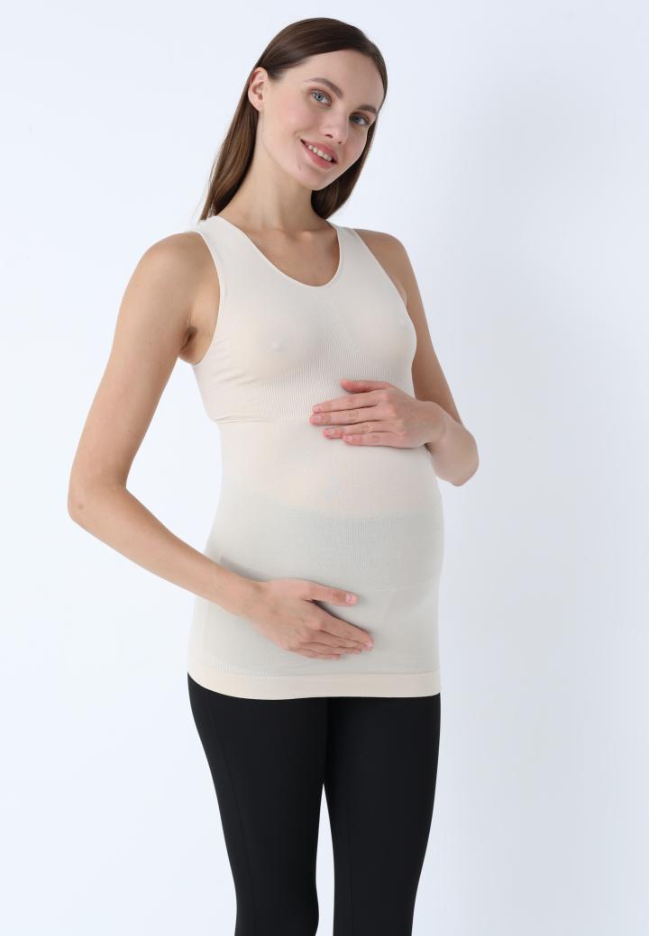 Maiou pentru gravide din modal, Bej