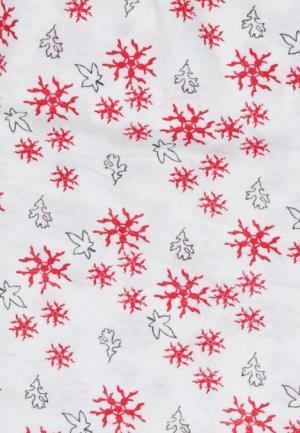 Pantaloni de Pijama Crăciun din Bumbac cu Fulguri