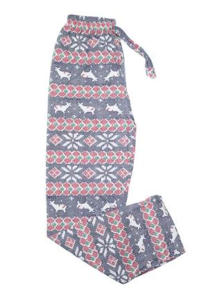 Pantaloni de Pijama cu Tematică de Crăciun – Reni,