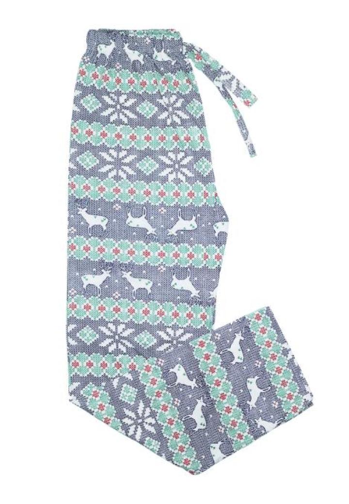 Pantaloni de Pijama cu Tematică de Crăciun