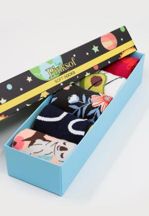 Set 5 Perechi Șosete Unisex Colorate – Imprimeuri Vesele + Cutie Cadou