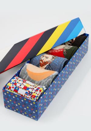 Set 5 Perechi Șosete Unisex Colorate – Imprimeuri Vesele + Cutie Cadou