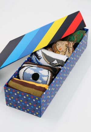 Set 5 Perechi Șosete Unisex Colorate – Imprimeuri Vesele + Cutie Cadou