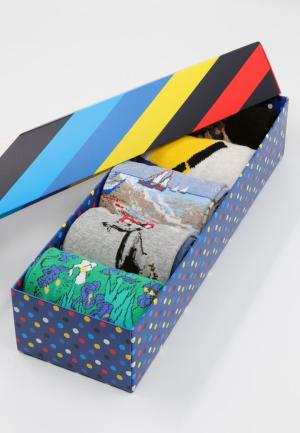 Set 5 Perechi Șosete Unisex Colorate – Imprimeuri Vesele + Cutie Cadou