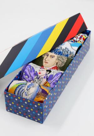 Set 5 Perechi Șosete Unisex Colorate – Imprimeuri Vesele + Cutie Cadou