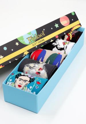 Set 5 Perechi Șosete Unisex Colorate – Imprimeuri Vesele + Cutie Cadou