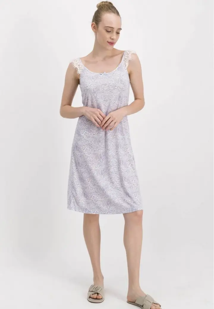 Rochie de Damă cu Bretele din Dantelă