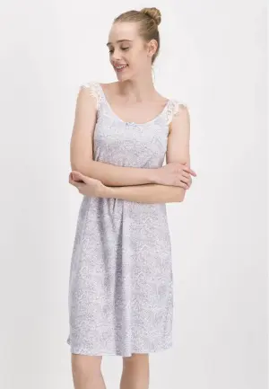 Rochie de Damă cu Bretele din Dantelă