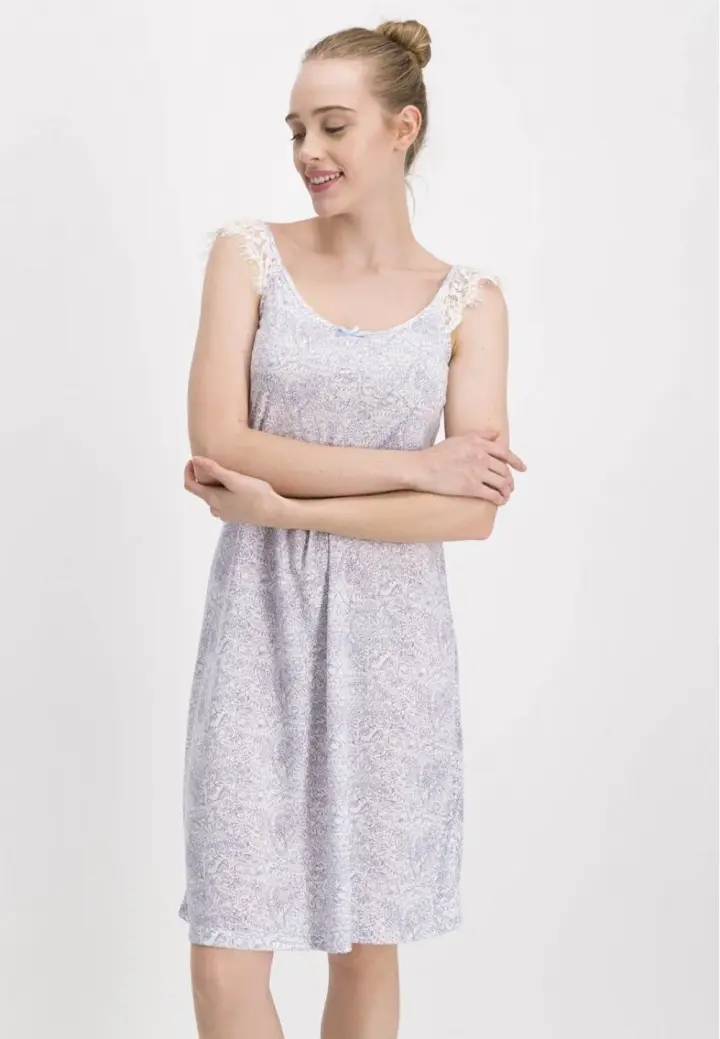 Rochie de Damă cu Bretele din Dantelă