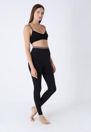 Colanți damă cu talie elastică, culoare negru