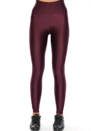 Colanți damă lucioși bordo – subțiri, mulați, material elastic