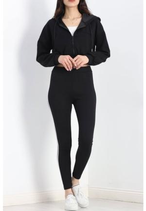 Colanți de Damă Vătuți cu Dungi Albe