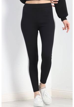 Colanți de Damă Vătuți cu Dungi Albe