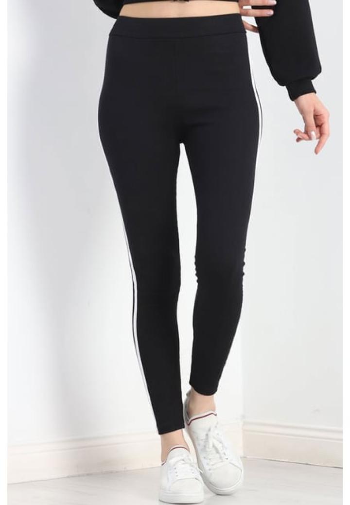 Colanți de Damă Vătuți cu Dungi Albe