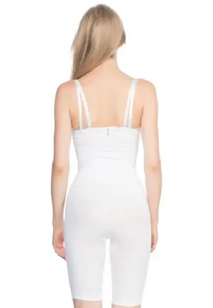 Corset modelator Bodylife fără cusături-Alb