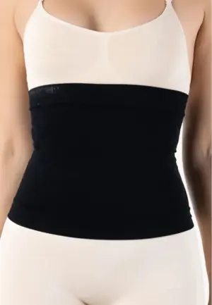 Corset fără cusături pentru talie-negru