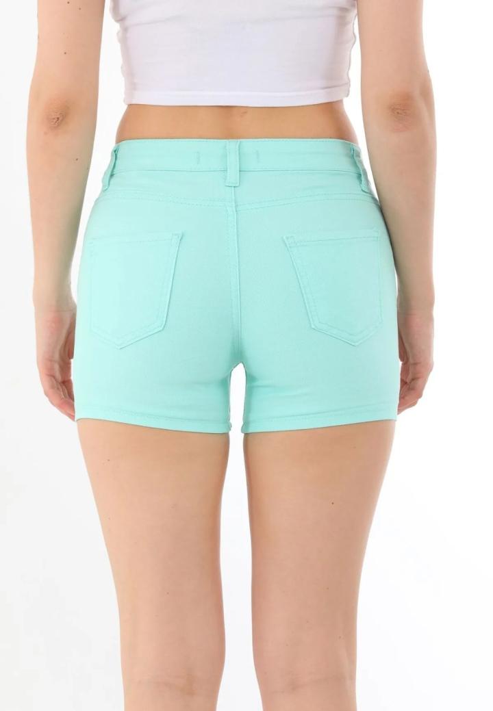 Șort Scurt Dama Albastru cu Buzunare