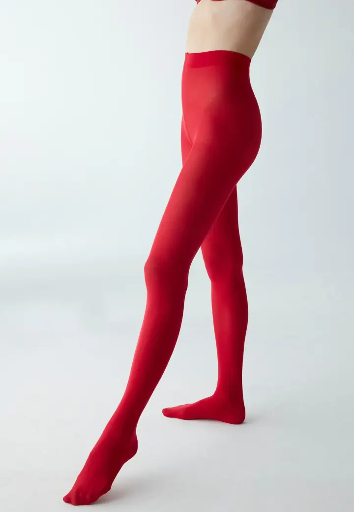 Dres Penti Micro 40 DEN - Mat și Opac Rosu