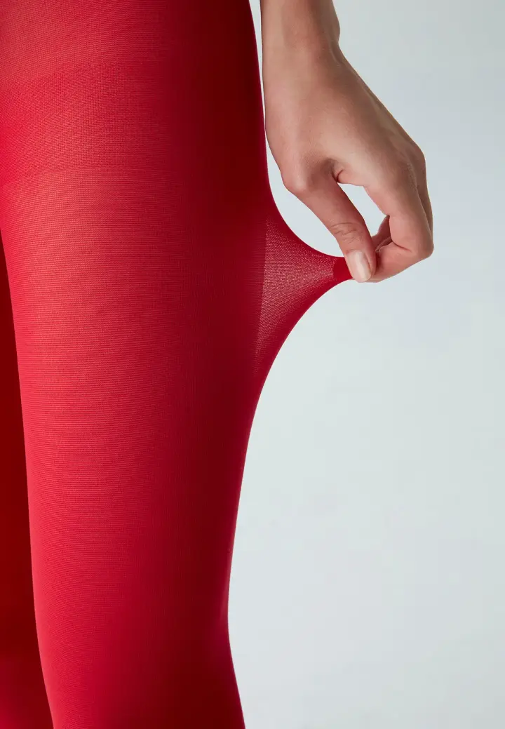 Dres Penti Micro 40 DEN - Mat și Opac Rosu