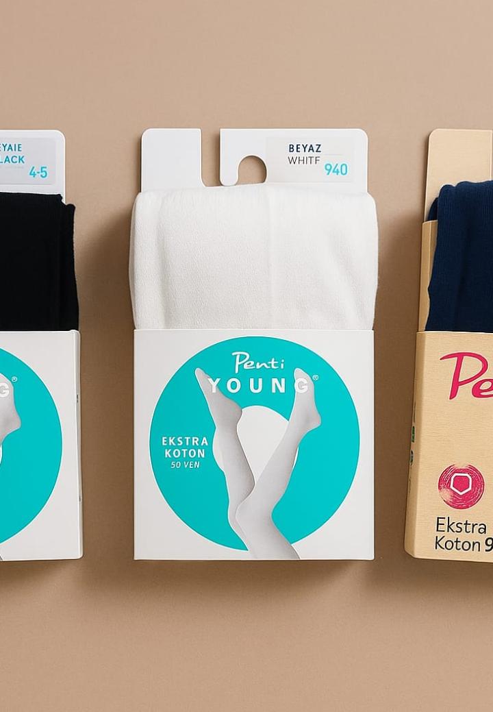 Dres Fete Penti 3xSet,Extra Bumbac 90 den ,Negru ,Alb, Bleumarin