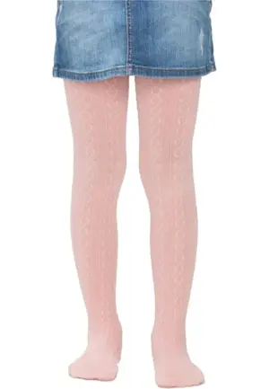 Dres Fete Penti Karina Bumbac tricotat, Roz