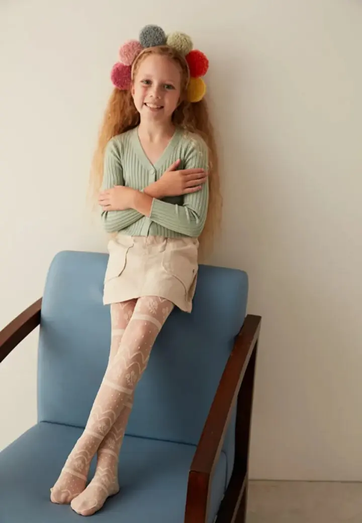 Dres Penti Fete Petunya 30 DEN, Alb