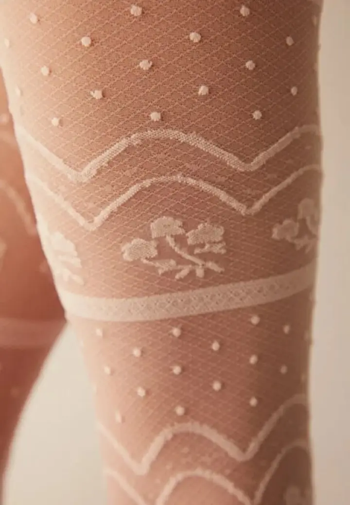 Dres Penti Fete Petunya 30 DEN, Alb