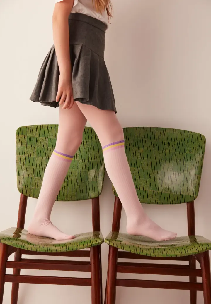 Dres Penti Fete, Twist Line, 30 Den , Roz