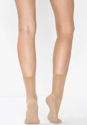 Șosete Penti Konfor 15 cu talpă din bumbac – Fine, confortabile, bej