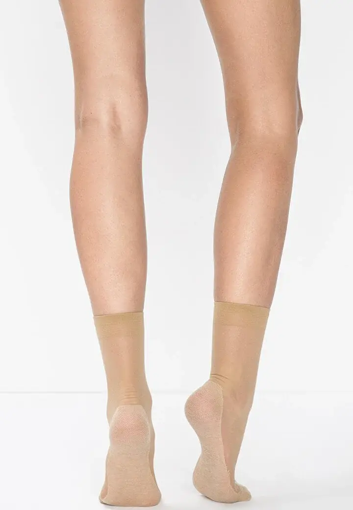 Șosete Penti Konfor 15 cu talpă din bumbac – Fine, confortabile, bej