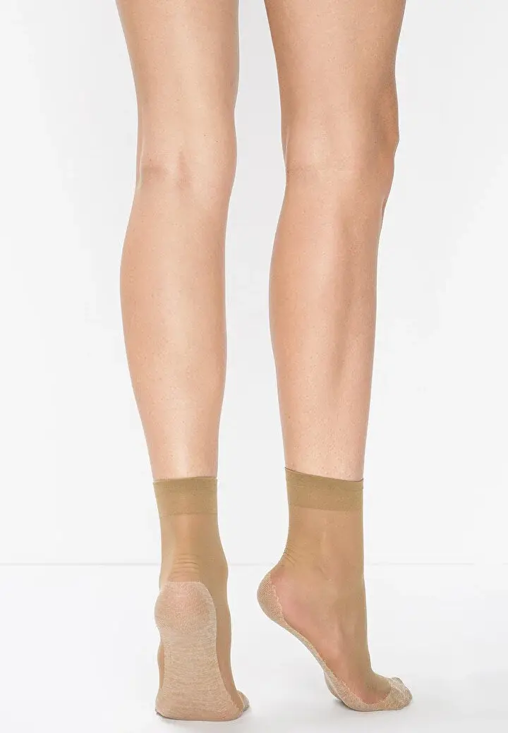Șosete Penti Konfor 15 cu talpă din bumbac – Fine, confortabile, Bronz