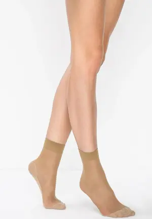 Șosete Penti Konfor 15 cu talpă din bumbac – Fine, confortabile, Bronz