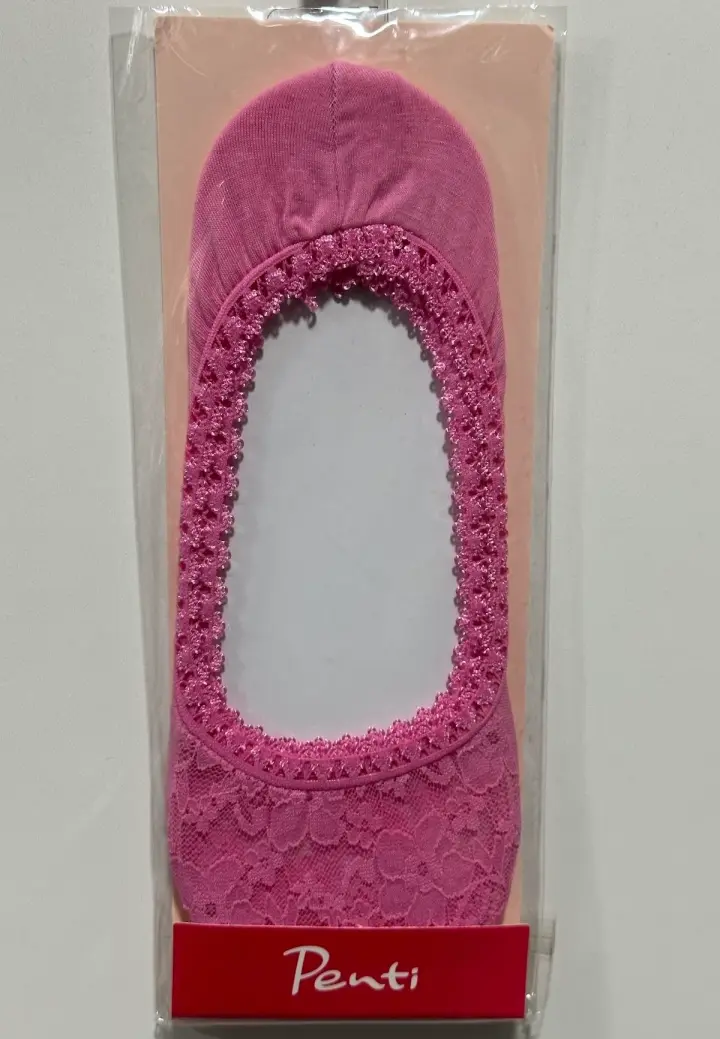 Talpici Penti cu Dantelă Înflorată – Culoare Fuchsia