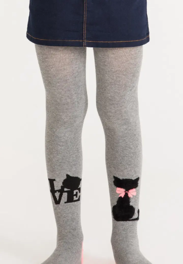 Dres fetițe Penti Fluffy Cat gri deschis