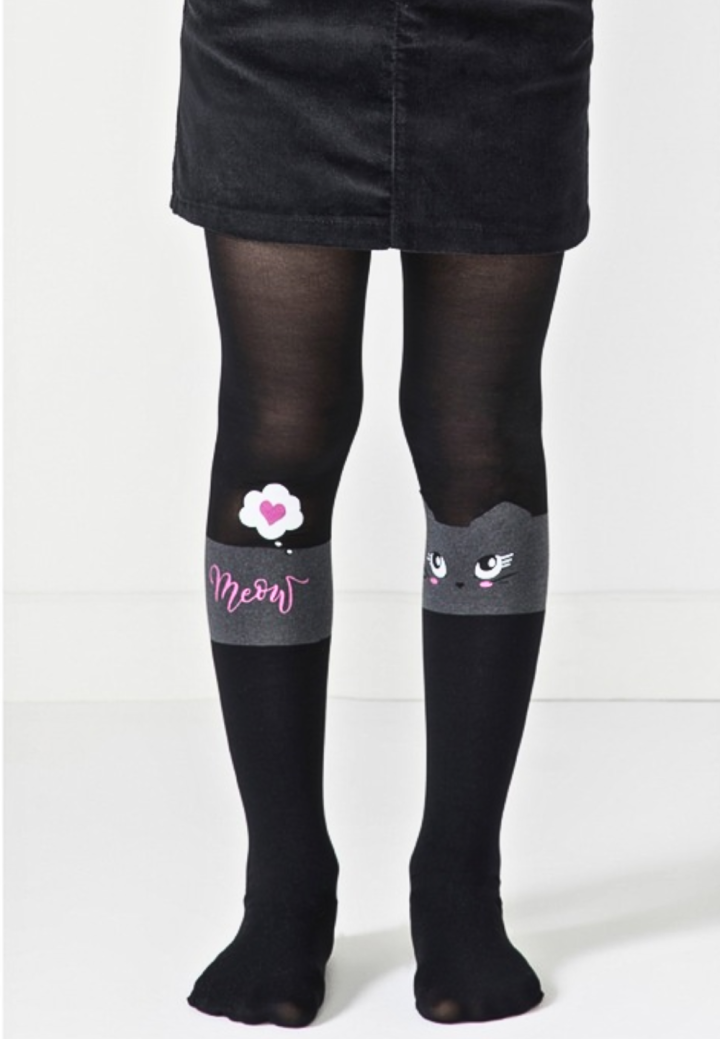 Dres Penti pentru fete – Catty 30 DEN, Negru