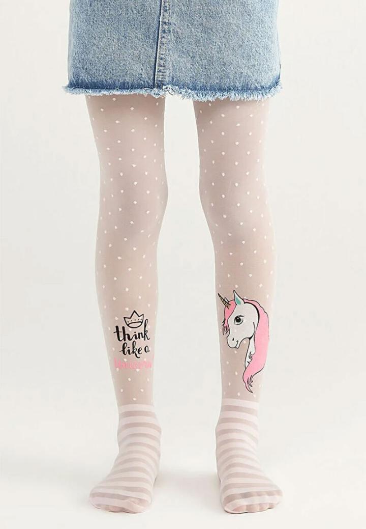 Dres Penti pentru fete – Unicorn 30 DEN, Roz