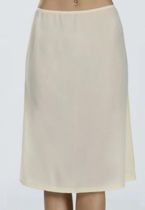 Jupă Lungă Femei Până la Genunchi-Bej