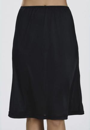 Jupă Lungă Femei Până la Genunchi-Negru