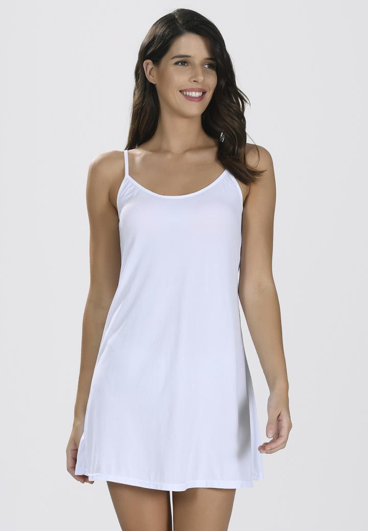 Furou Femei cu Bretele Subțiri-Alb