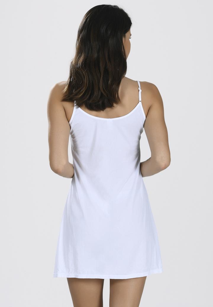 Furou Femei cu Bretele Subțiri-Alb