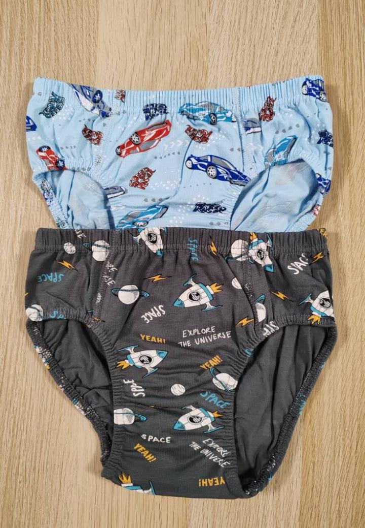 Chiloți băieți 2 bucăți – Set colorat din bumbac