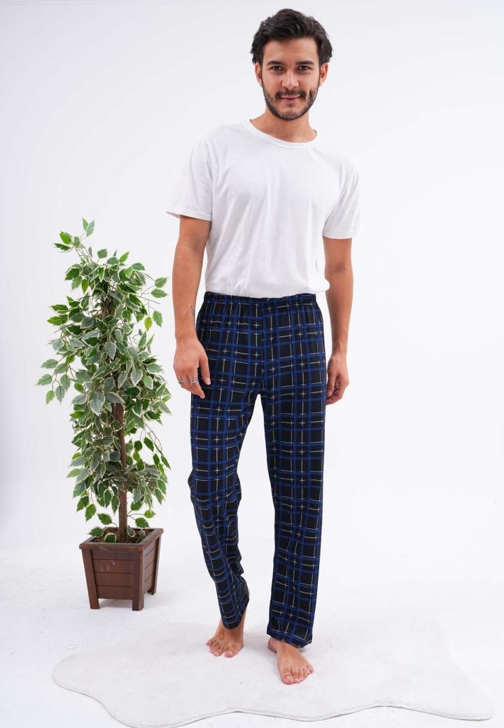 Pantaloni de Casă Bărbați Carouri